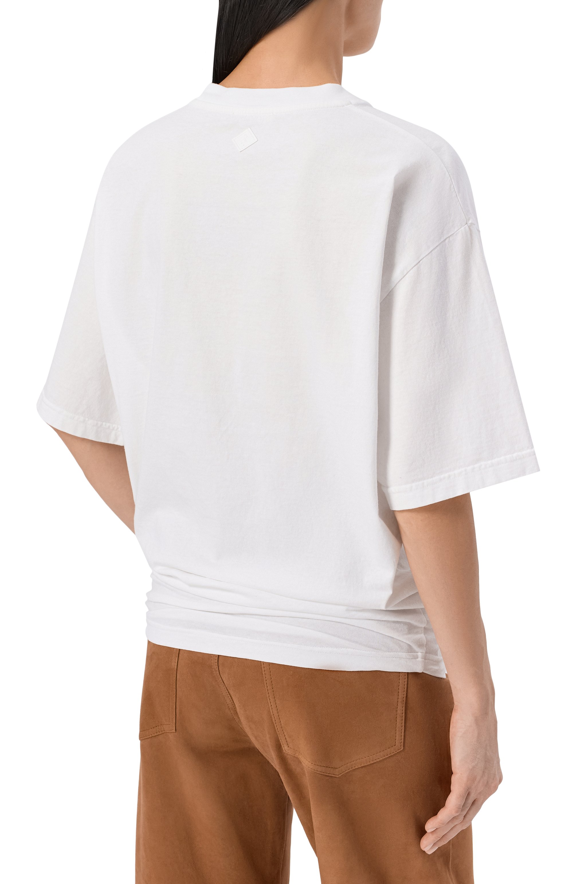 Хлопковая футболка HAIKURE, арт. HEW54139TJ055PX/H0NEY, фото 4