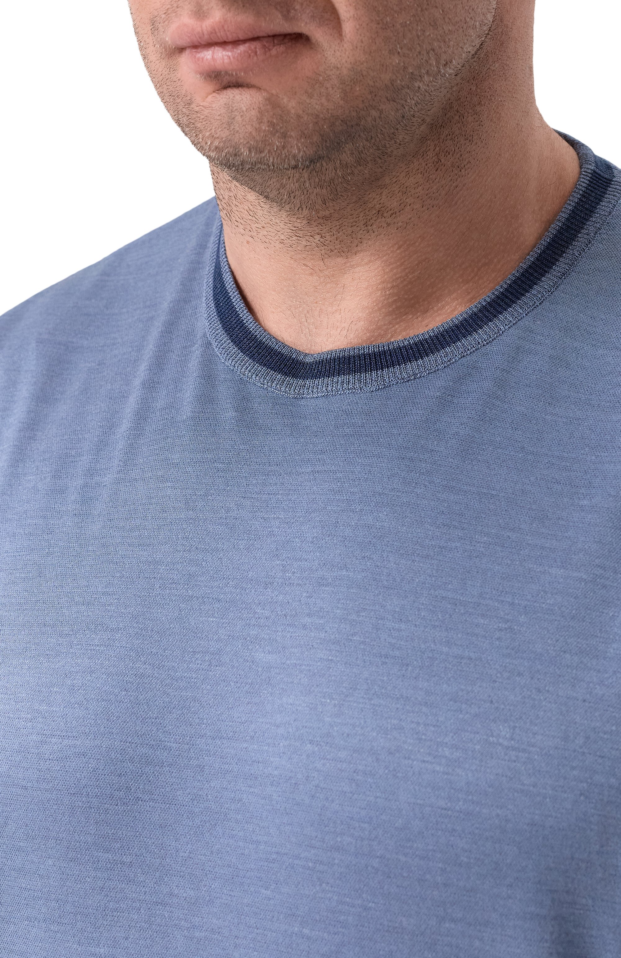 Футболка из хлопка и шелка CORTIGIANI, арт. 4AJ635, фото 5