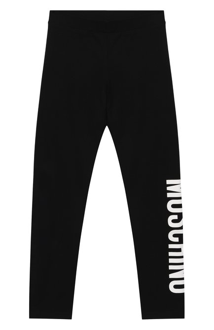 Хлопковые легинсы MOSCHINO, арт. HDP06R/LBA11/4-8