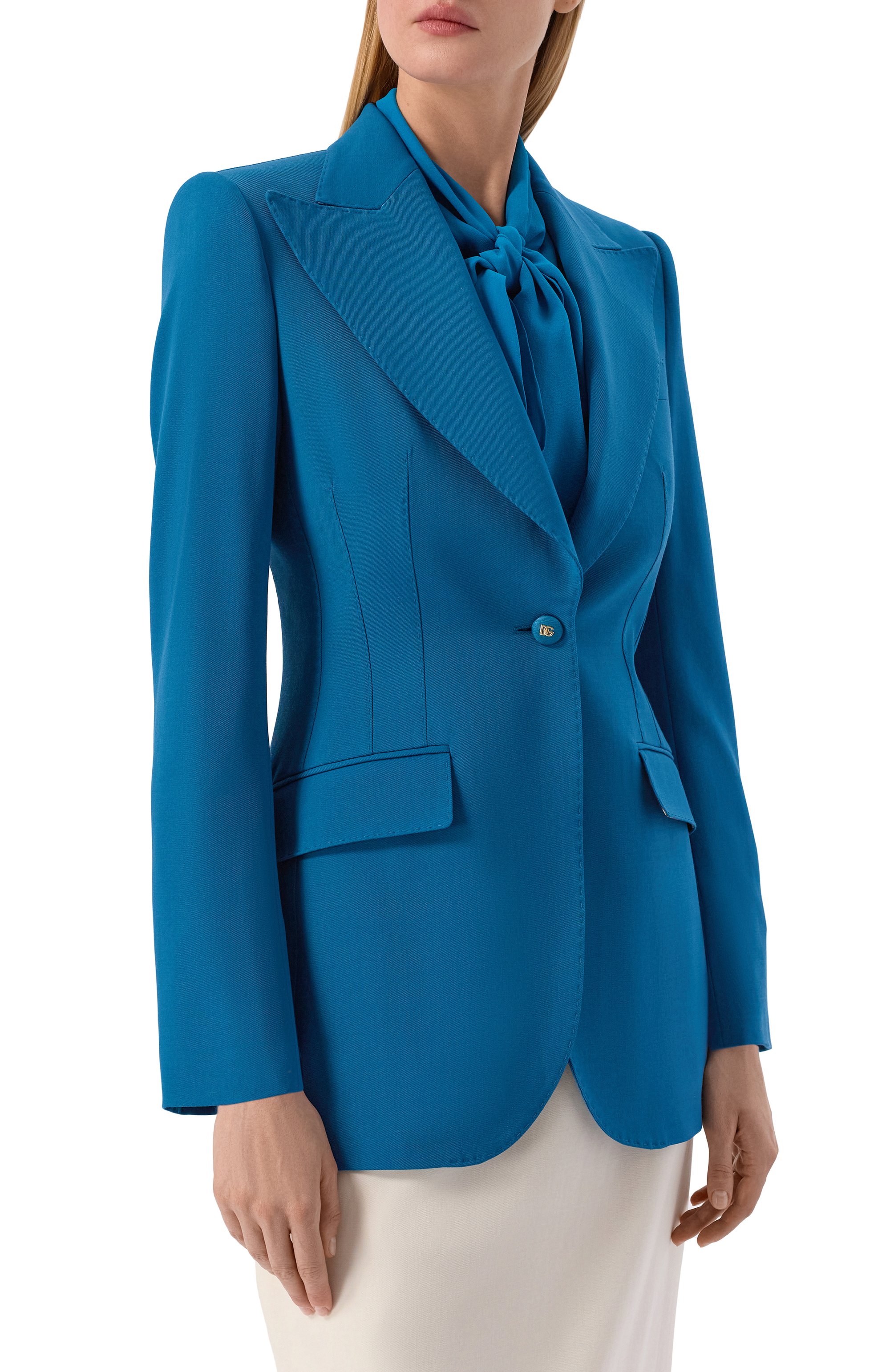 Шелковый жакет DOLCE & GABBANA, арт. F29QGT/GDDPS, фото 3