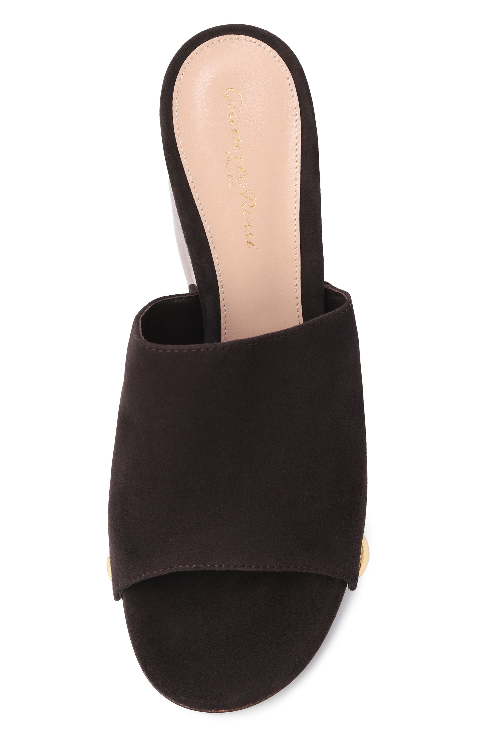 Замшевые сабо ardéa GIANVITO ROSSI, арт. G10201.60LEG.CAMM0KA, фото 6