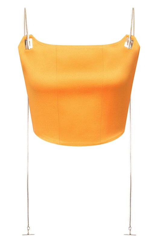 Атласный топ Daname 726SS7834A Оранжевый 726SS7834A