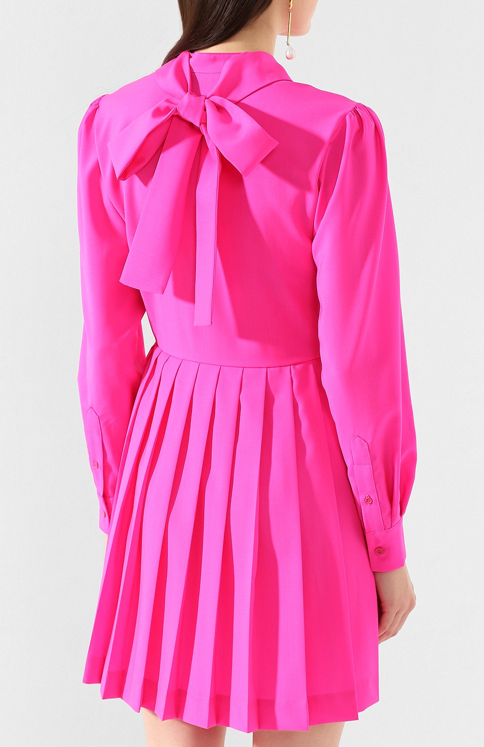 Шерстяное платье MSGM, арт. 2841MDA172P 207118, фото 4