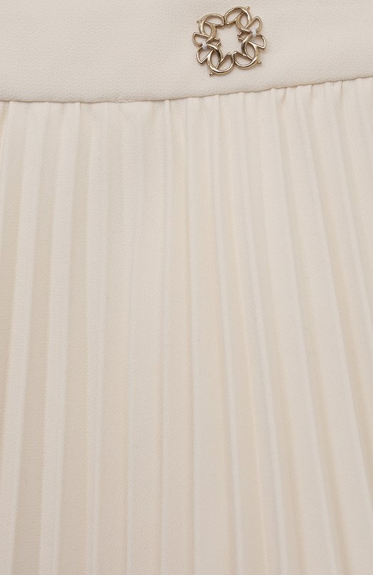 

Плиссированная юбка Elie Saab junior, Кремовый