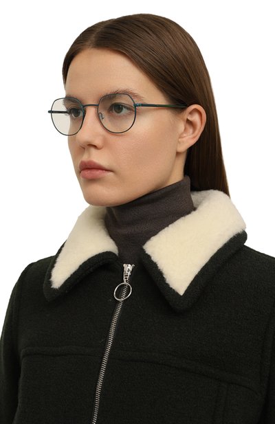 Оправа CAROLINE ABRAM зеленого цвета по цене 19950 руб., арт. MINI VELI 540, фото 2 Оправа CAROLINE ABRAM, арт. MINI VELI 540, фото 2