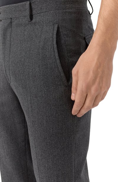 Брюки из шерсти и хлопка CORNELIANI, арт. 264544-2618331, фото 5