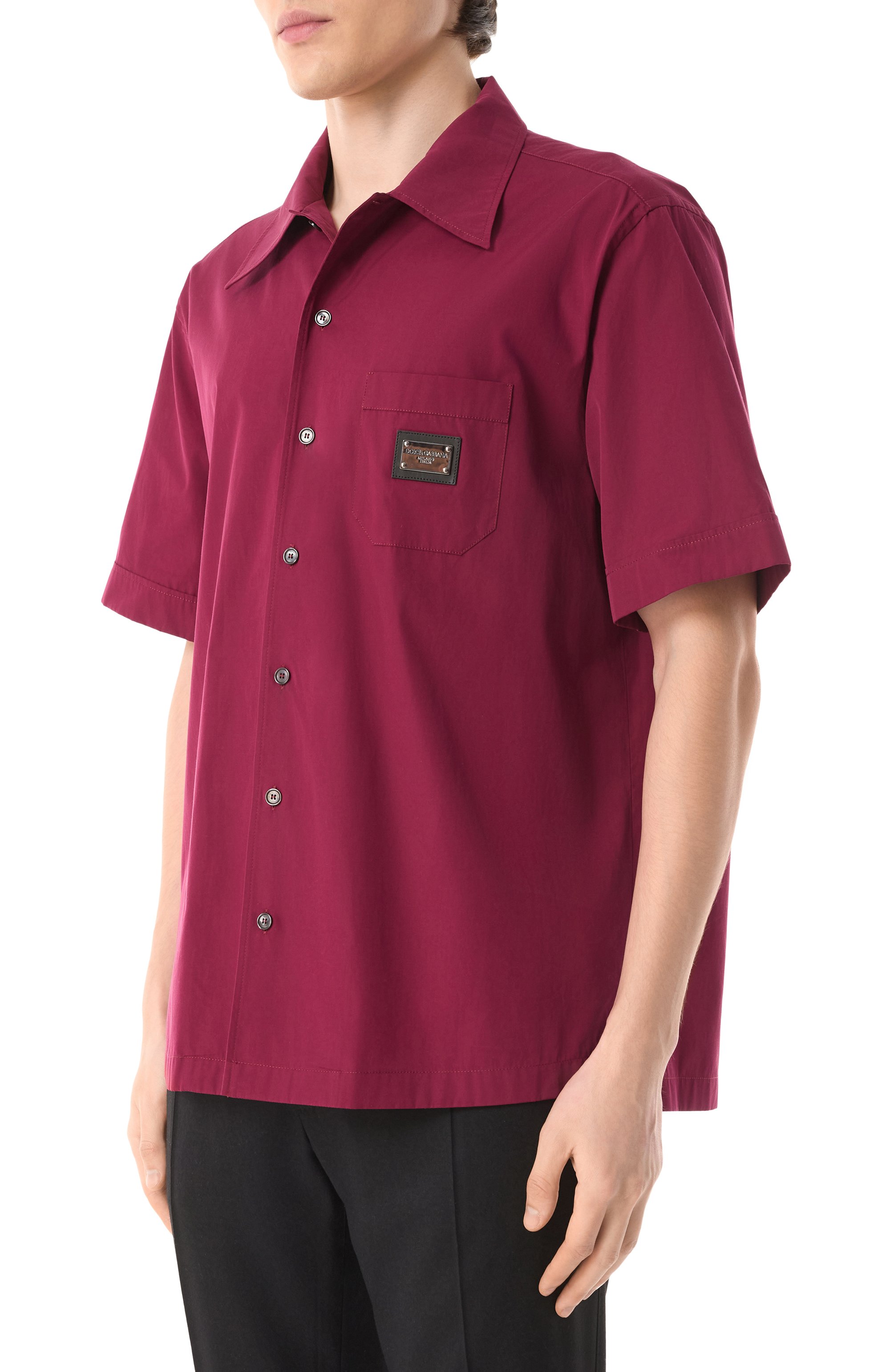 Хлопковая рубашка DOLCE & GABBANA, арт. G5JH9T/GF855, фото 3