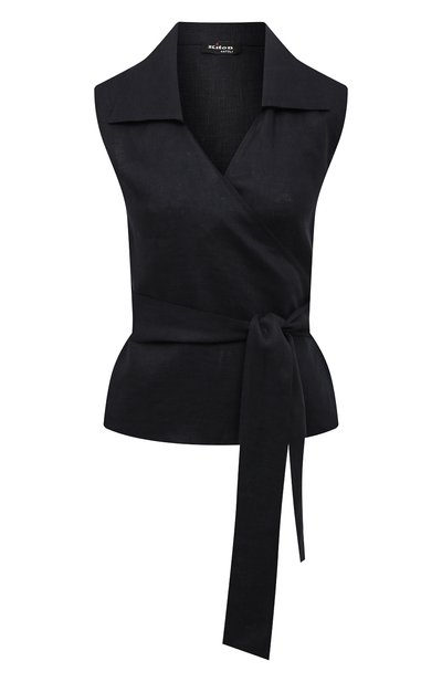 Льняной топ KITON, арт. D53466H05953, фото 1