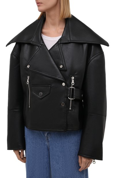 Куртка NANUSHKA черного цвета по цене 113000 руб., арт. NW21PF0W00199, фото 3 Куртка NANUSHKA, арт. NW21PF0W00199, фото 3