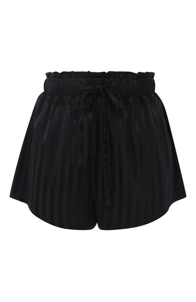 Женские шелковые шорты с поясом на кулиске MORGAN LANE, арт. 18N266MS N0IR