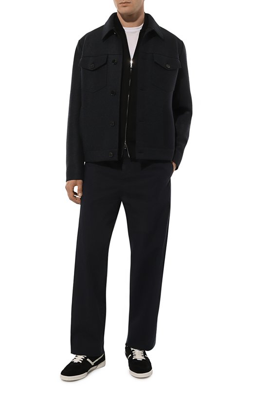 Замшевые кеды Jackson Tom Ford J1348T/LCL306 Чёрный  J1348T/LCL306 Фото 2