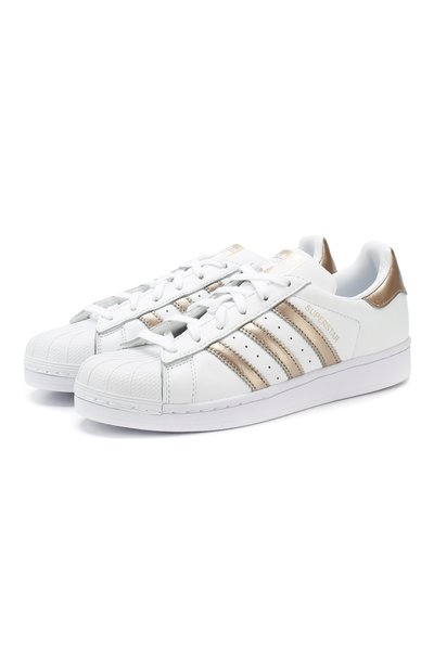 Кожаные кеды superstar ADIDAS ORIGINALS, арт. CG5463, фото 1