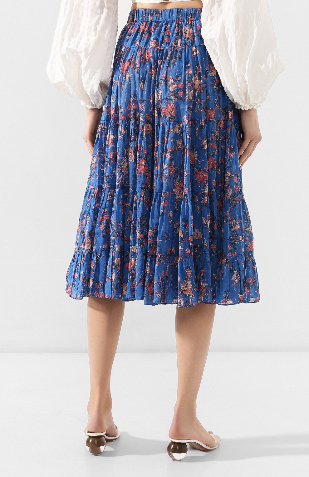 Хлопковая юбка ISABEL MARANT ETOILE, арт. JU0920-19P027E/ELFA, фото 4