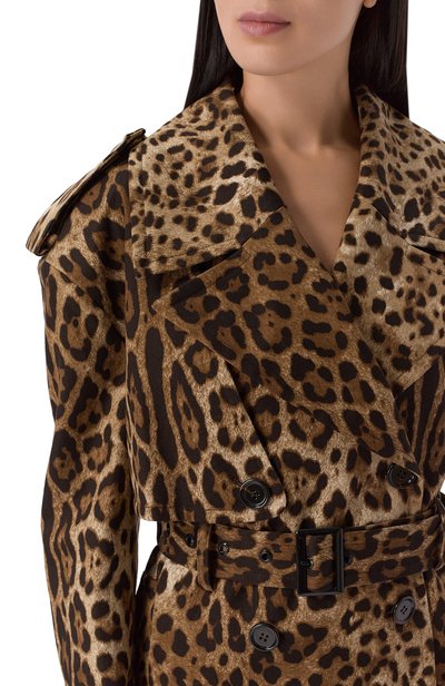 Хлопковый тренч DOLCE & GABBANA, арт. F9U46T/FSFN4, фото 5