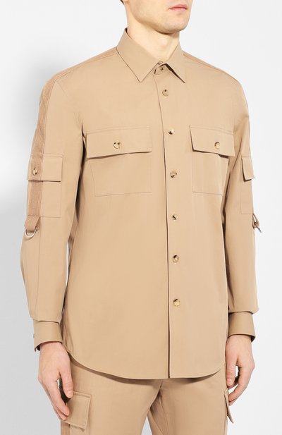 Хлопковая рубашка BURBERRY, арт. 8023756, фото 3
