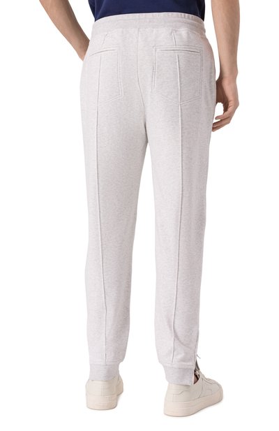 Хлопковые джоггеры BRUNELLO CUCINELLI, арт. MM8363211G, фото 4