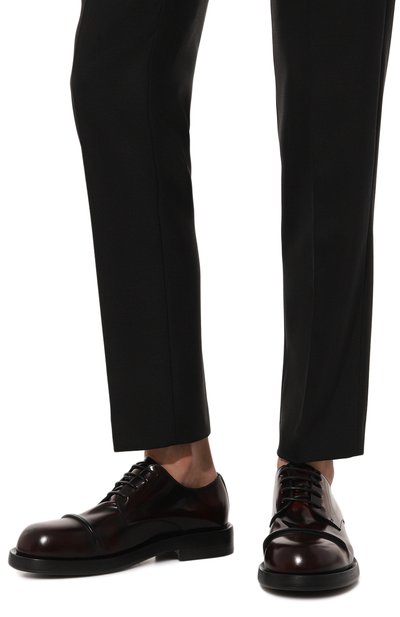 Кожаные дерби dex pintuck ANN DEMEULEMEESTER, арт. 2402-W-F30-LT139-036, фото 3