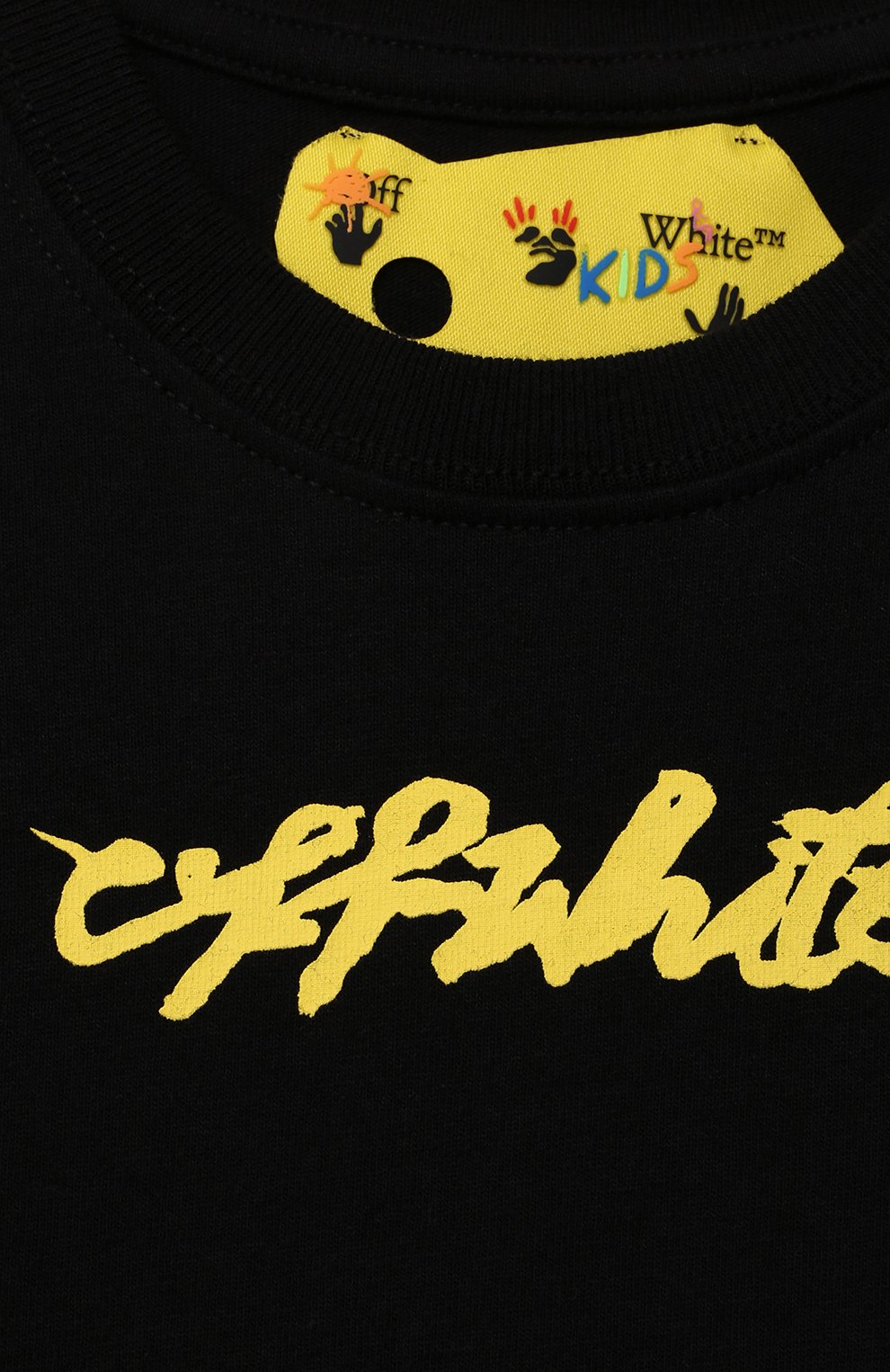 Хлопковая футболка OFF-WHITE, арт. 0BAA002F21JER007, фото 3