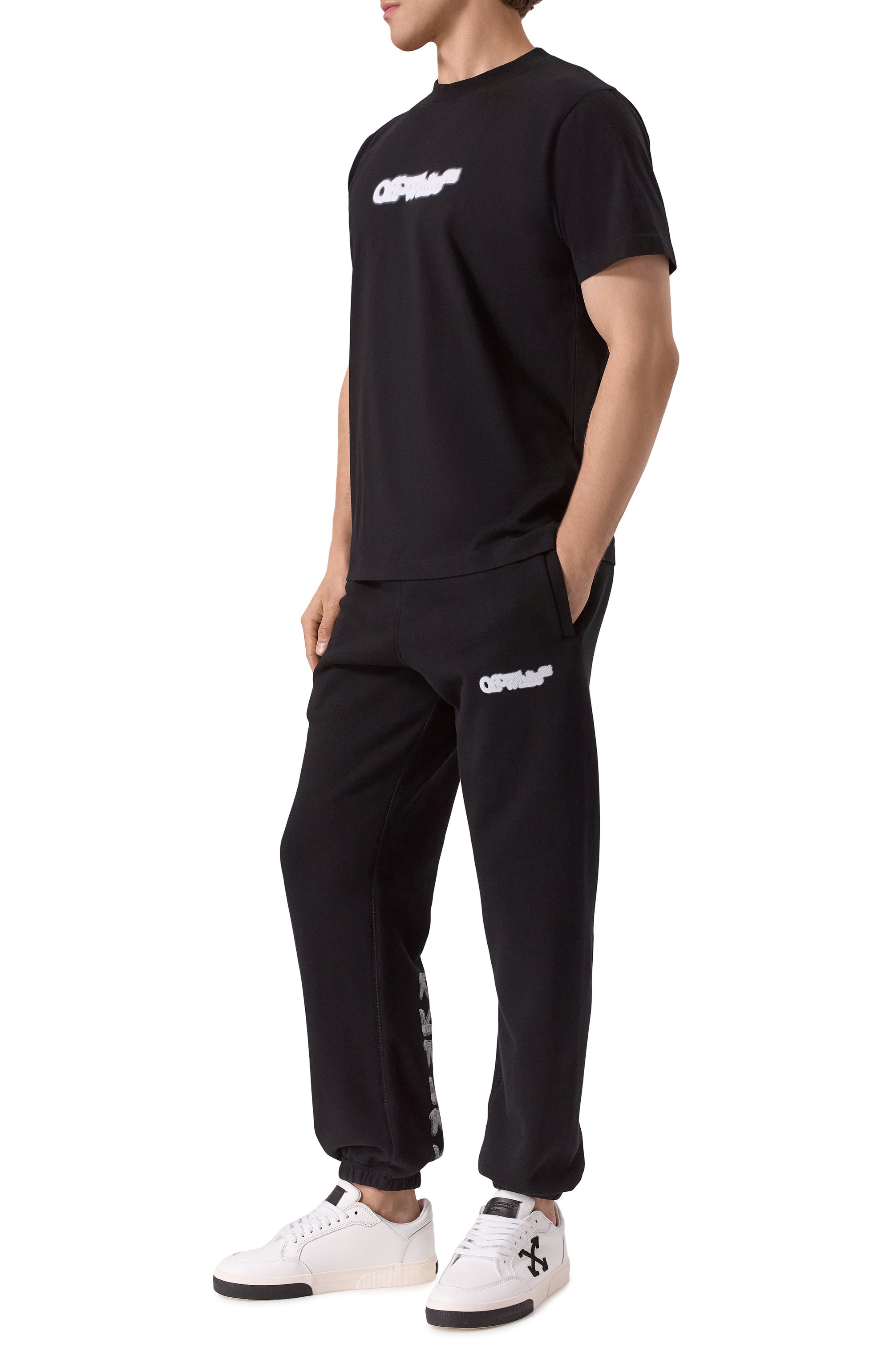 Кожаные кеды new low vulcanized OFF-WHITE, арт. 0MIA293C99LEA002, фото 2