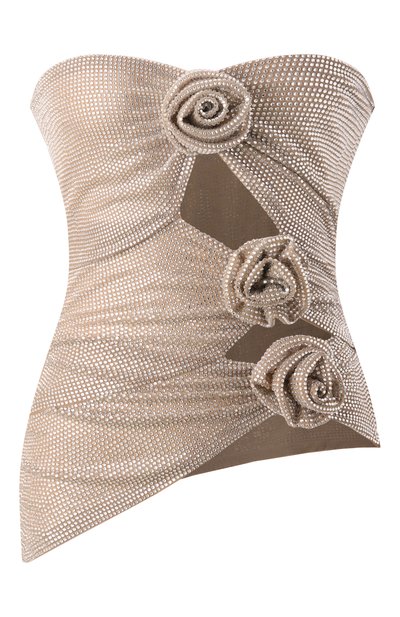 Женский топ с отделкой стразами GIUSEPPE DI MORABITO, арт. 03PFT0279FC 03212