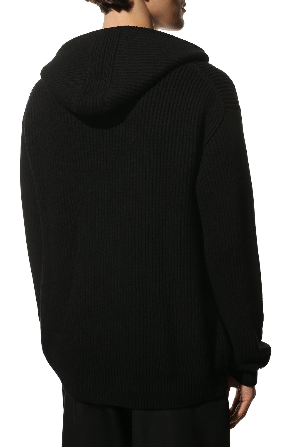 Кардиган из шерсти и кашемира PRADA, арт. UMG108-1Z9E-F0002-221, фото 4