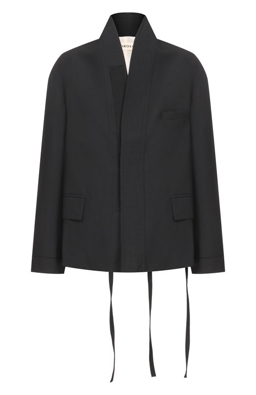 Шерстяной пиджак MORDECAI 26E96MRU33N Чёрный 26E96MRU33N