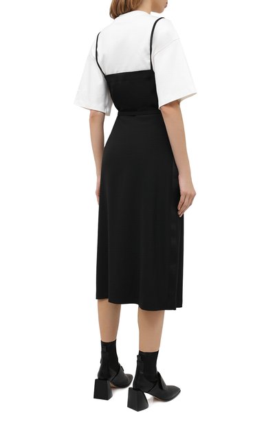 Платье OFF-WHITE черного цвета по цене 88200 руб., арт. 0WDB260E20FAB0011010, фото 4 Платье OFF-WHITE, арт. 0WDB260E20FAB0011010, фото 4