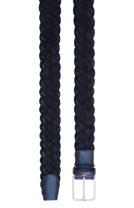 Замшевый ремень Santoni CM35VC010B91EIRV Синий  CM35VC010B91EIRV Фото 3