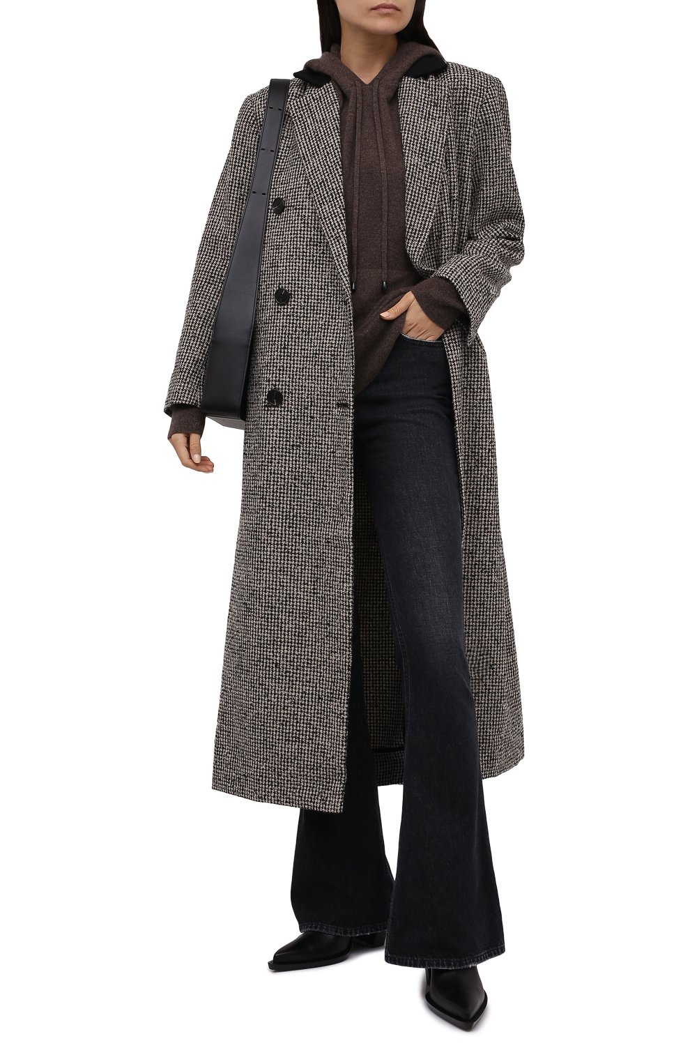 Кашемировое худи DRIES VAN NOTEN коричневого цвета по цене 119000 руб., арт. 212-011225-3701, фото 2 Кашемировое худи DRIES VAN NOTEN, арт. 212-011225-3701, фото 2
