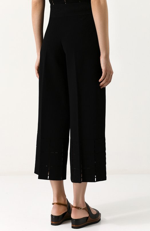 Однотонные брюки из вискозы Tse Чёрный, фото 4