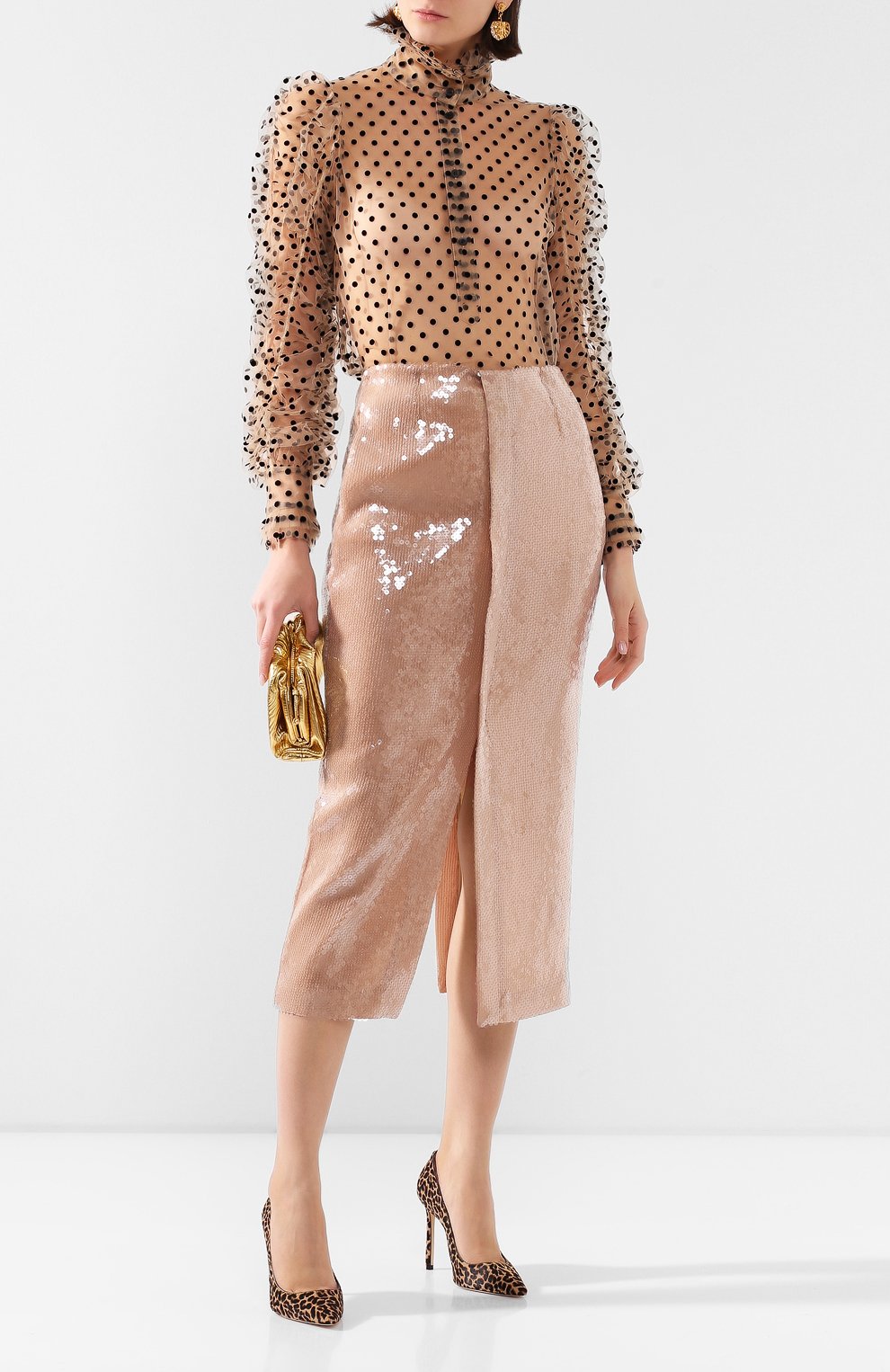 Блузка в горох DRIES VAN NOTEN, арт. 201-10718-9150, фото 2