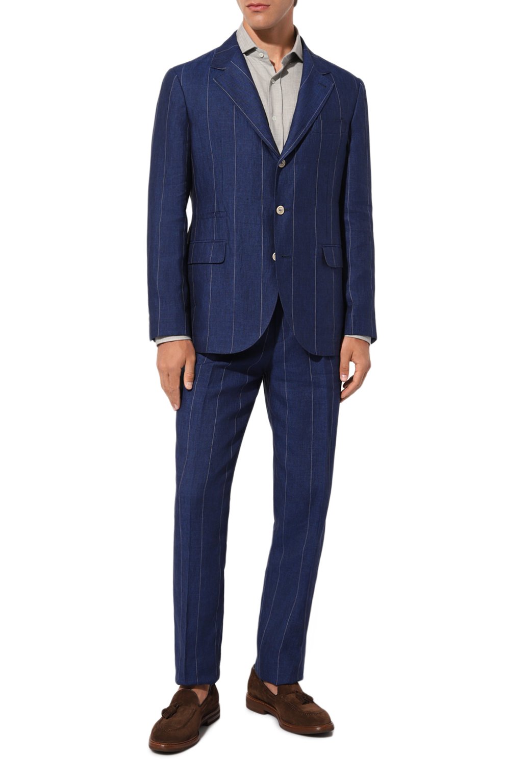 Рубашка из хлопка и кашемира BRUNELLO CUCINELLI, арт. MY6121718, фото 2