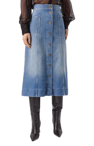 Джинсовая юбка VALENTINO, арт. 6B3DD18Z94U, фото 3