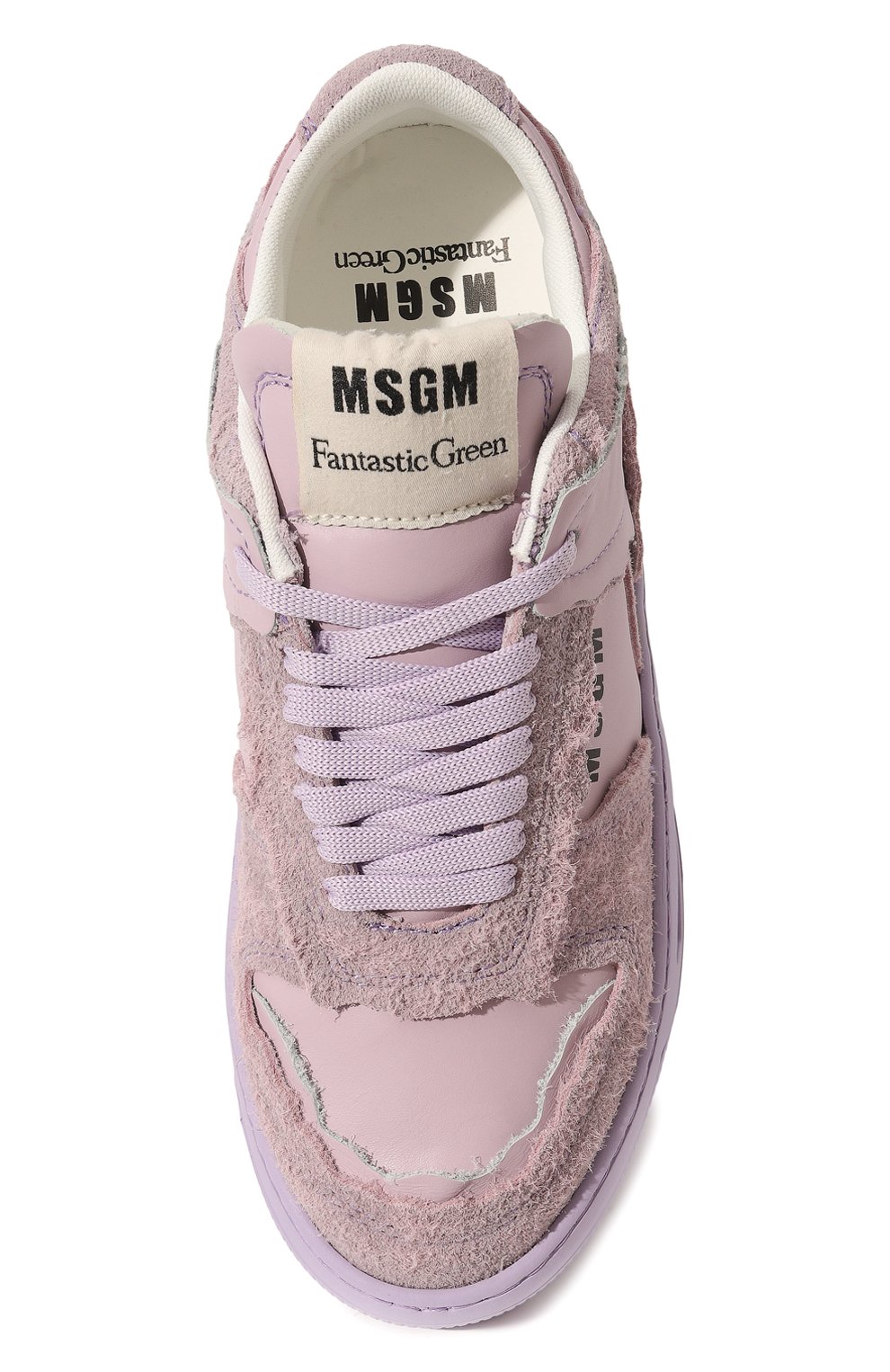 Кожаные кеды MSGM, арт. 3441MDS172 833, фото 6