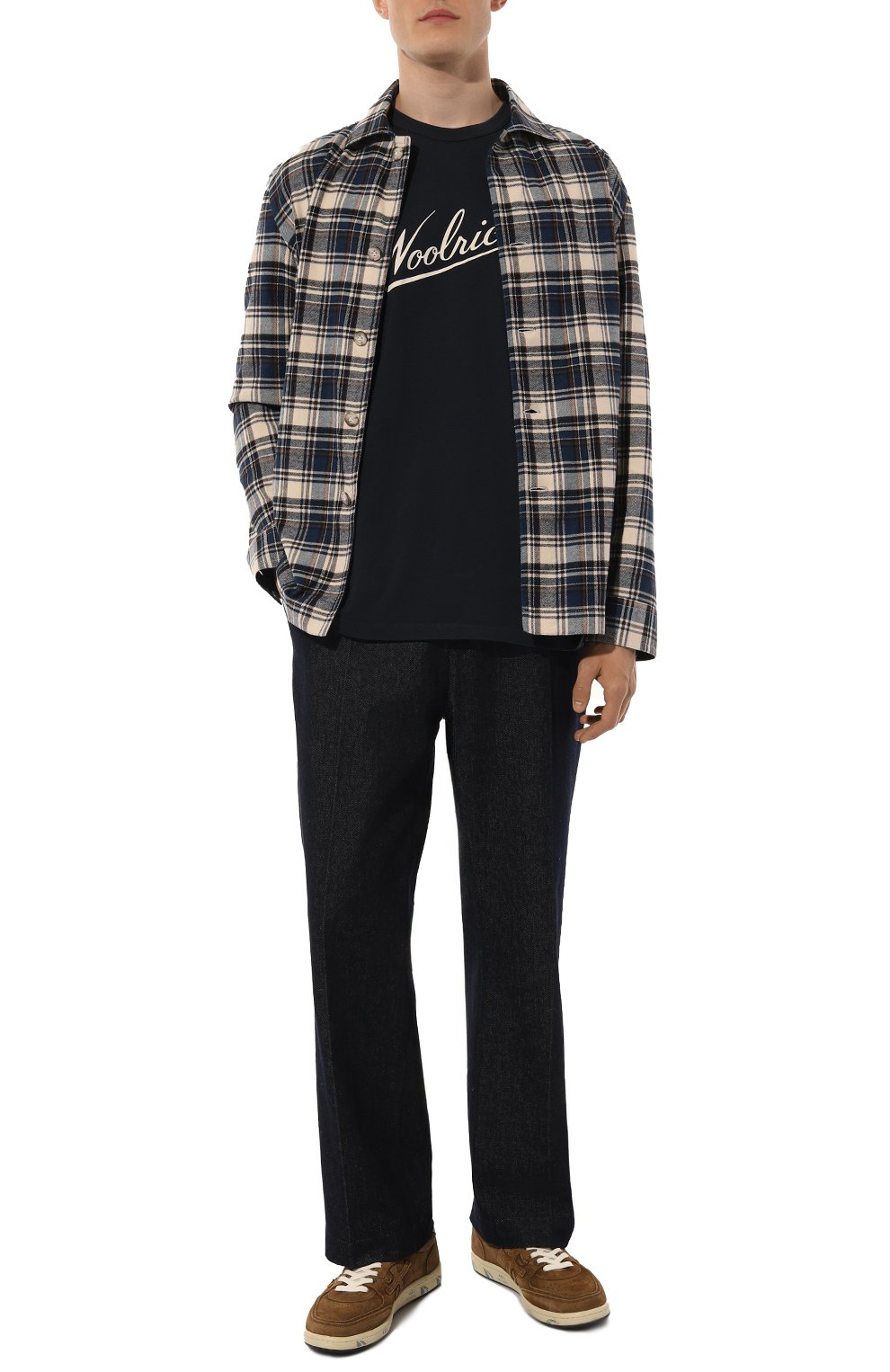 Хлопковая футболка WOOLRICH, арт. CFWOTE0135MRUT2926, фото 2