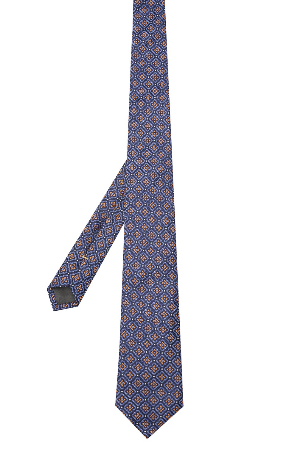 Шелковый галстук CANALI синего цвета по цене 13250 руб., арт. 18/HJ03403, фото 3 Шелковый галстук CANALI, арт. 18/HJ03403, фото 3