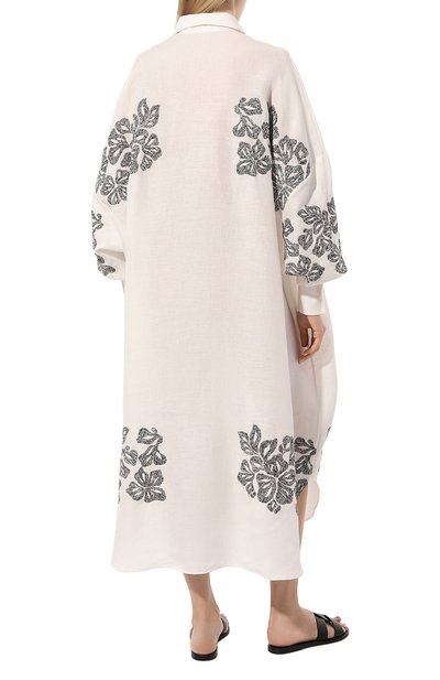 Льняное платье ERMANNO SCERVINO, арт. D444Q618EJH, фото 4