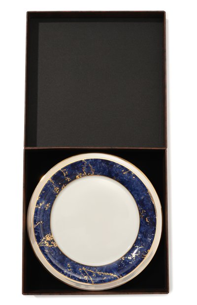 Десертная тарелка STEFANO RICCI темно-синего цвета по цене 58300 руб., арт. 0PP004/LAPIS2, фото 5 Десертная тарелка STEFANO RICCI, арт. 0PP004/LAPIS2, фото 5