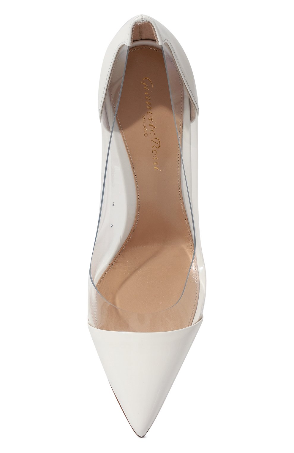 Комбинированные туфли plexi GIANVITO ROSSI, арт. G20140.15RIC.VGLBITR, фото 6