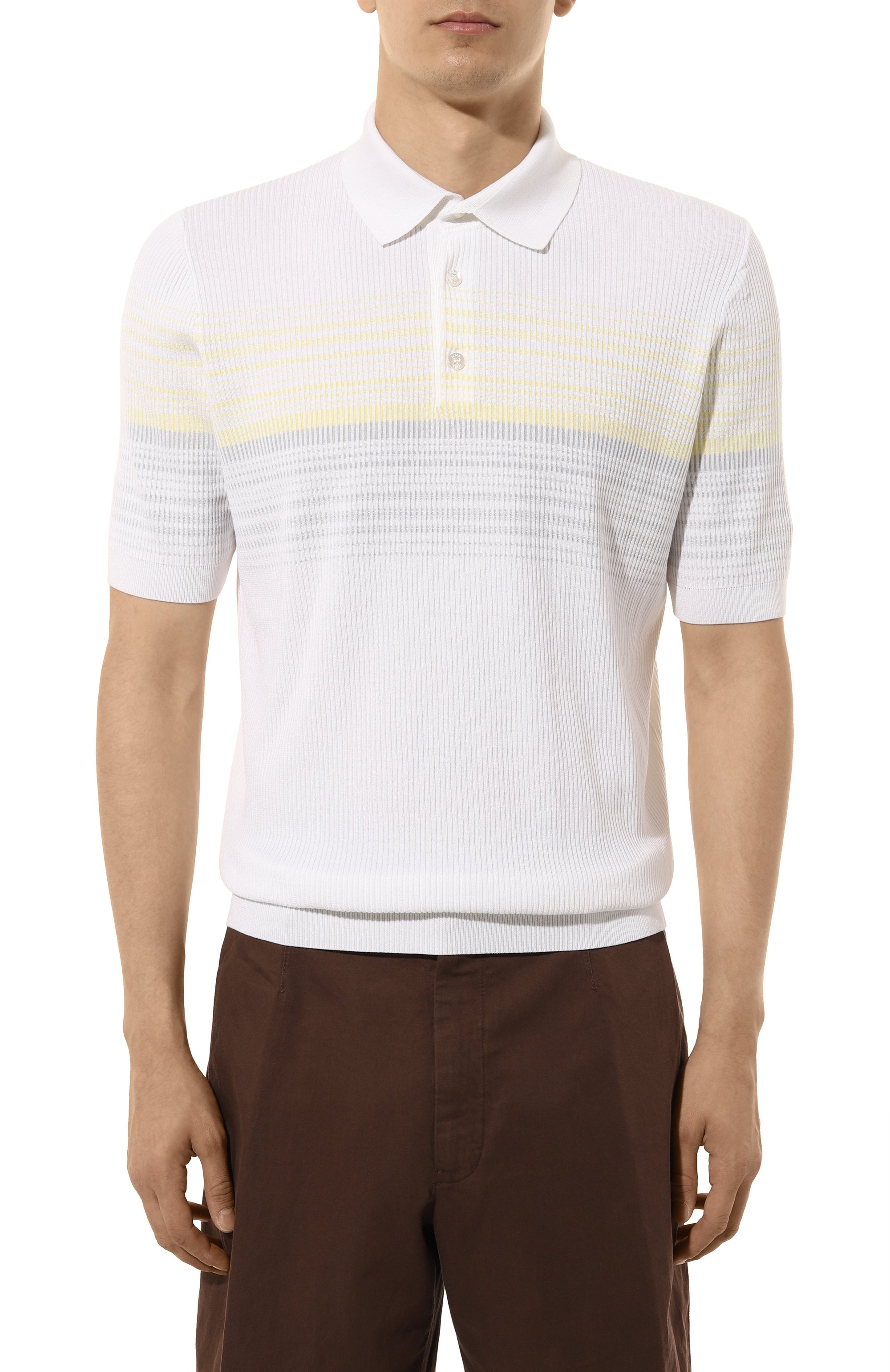 Поло из хлопка и шелка ZILLI, арт. KBP002M0142VCC000, фото 3