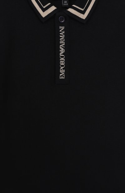Хлопковое поло EMPORIO ARMANI, арт. EB000665/AF16641, фото 3