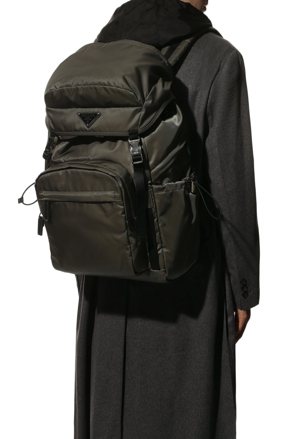 Текстильный рюкзак PRADA, арт. 2VZ090-2DMG-F0414-OOO, фото 2