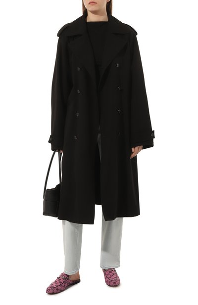 Текстильные сабо princetown gg GUCCI, арт. 663670 9SF10, фото 2