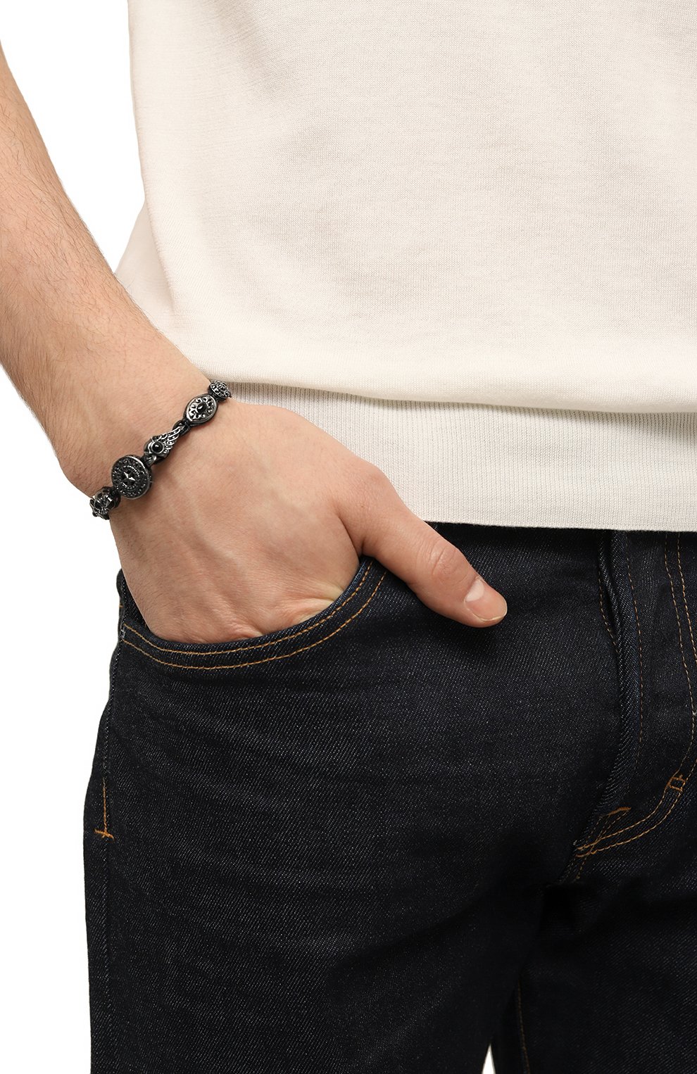 Браслет крылья GL JEWELRY серебряного цвета по цене 35970 руб., арт. M460005-S97-414, фото 2 Браслет крылья GL JEWELRY, арт. M460005-S97-414, фото 2