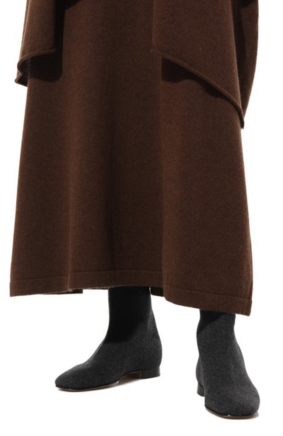 Текстильные полусапоги KITON серого цвета по цене 131500 руб., арт. DSSB00TN00895, фото 3 Текстильные полусапоги KITON, арт. DSSB00TN00895, фото 3