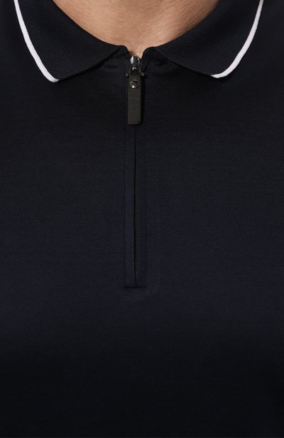 Хлопковое поло CANALI, арт. T0827B/MJ02035, фото 5