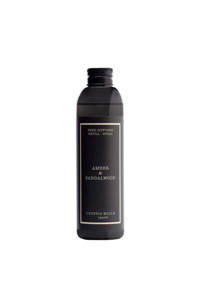 Рефил для диффузора amber &amp; sandalwood (200ml) CERERIA MOLLA 1899, арт. 8424405013472