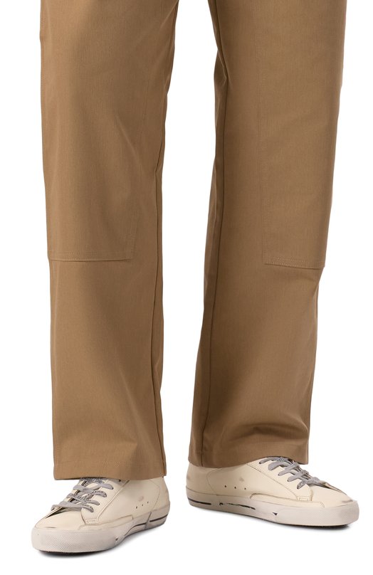 Кожаные кеды Super-Star Golden Goose Deluxe Brand GMF00101.F006839 Кремовый  GMF00101.F006839 Фото 3