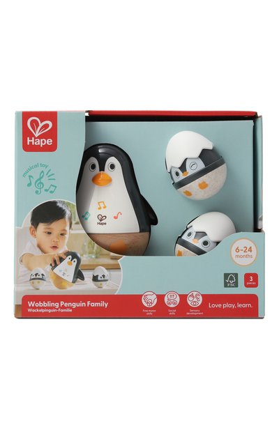 Музыкальная игрушка-неваляшка пингвин HAPE, арт. E0136_HP