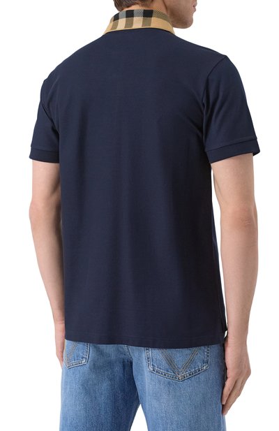 Хлопковое поло BURBERRY, арт. 8072661, фото 4